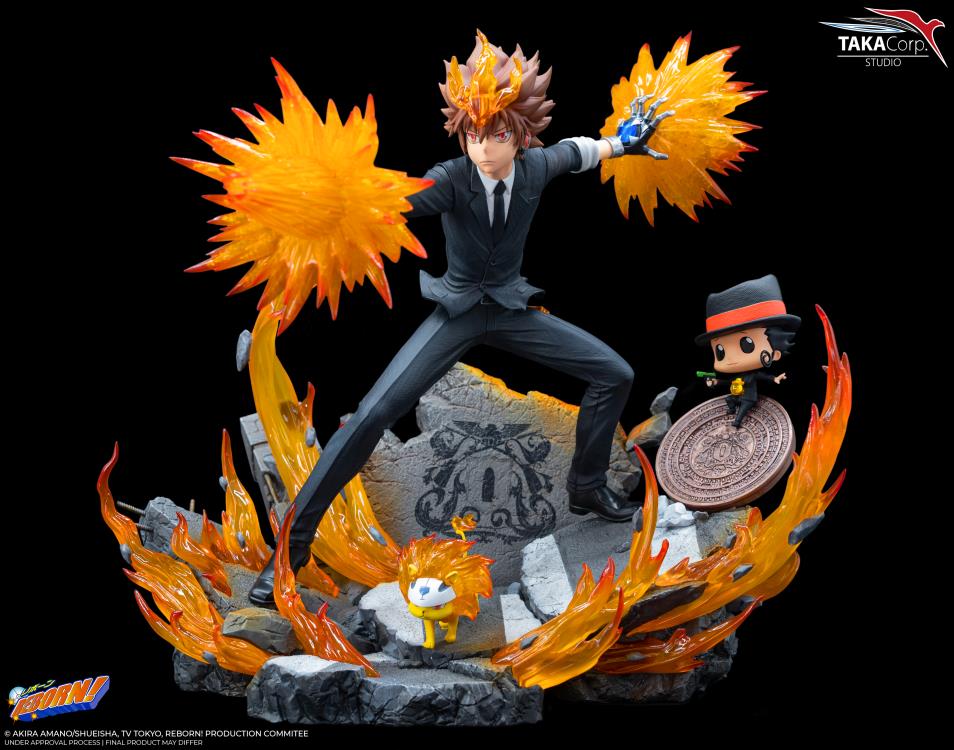 Katekyo Hitman Reborn! Tsuna, Reborn & Natsu 1/6 Scale Limited Edition Statue Gallery Image 3