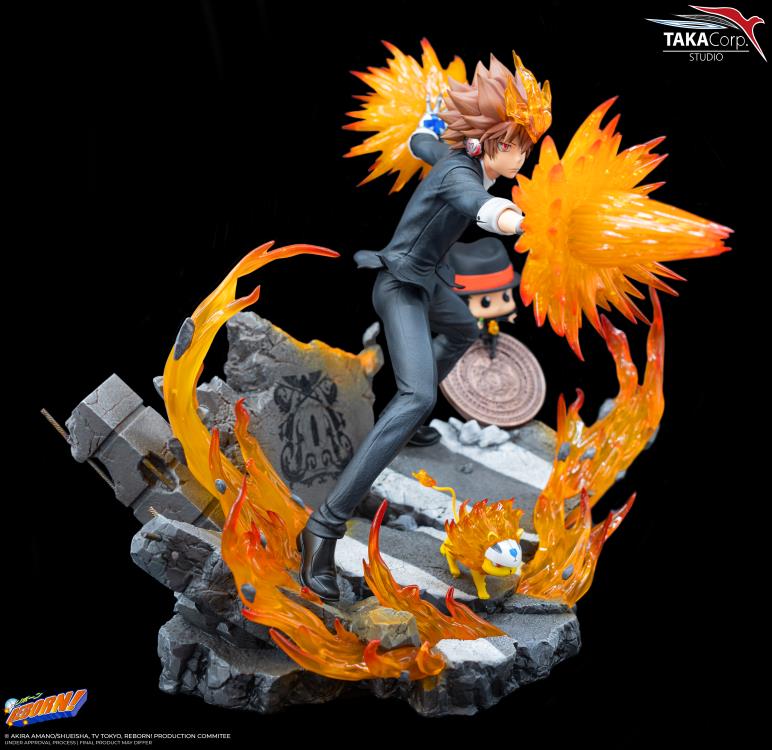 Katekyo Hitman Reborn! Tsuna, Reborn & Natsu 1/6 Scale Limited Edition Statue Gallery Image 5