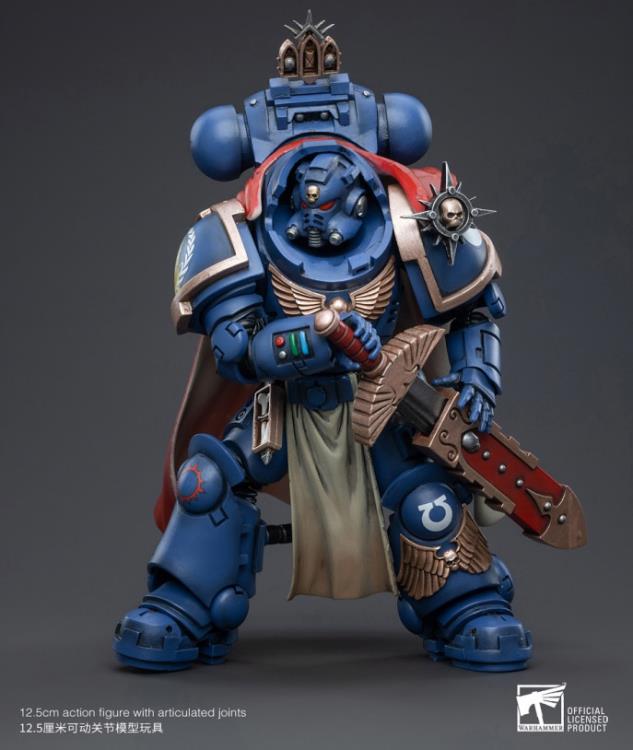 Warhammer 40K Ultramarines Primaris Captain Ptolias Corvor 1/18 Scale Action Figure Gallery Image 3