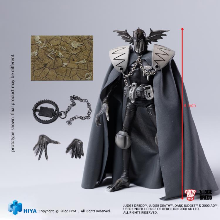 2000 AD Exquisite Mini Series Judge Fear (Black & White) 1:18 Scale PX Previews Exclusive Figure Gallery Image 12