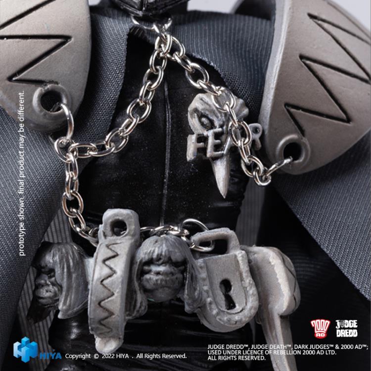 2000 AD Exquisite Mini Series Judge Fear (Black & White) 1:18 Scale PX Previews Exclusive Figure Gallery Image 5