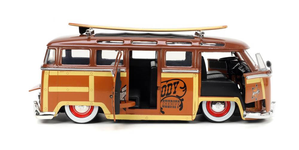 Disney Hollywood Rides Diecast Toy Story Woody 1/24 Scale Volkswagon Surf Bus Gallery Image 16