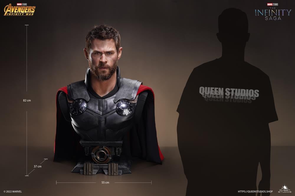 Avengers: Infinity War Thor Limited Edition Life-Size Bust Gallery Image 15