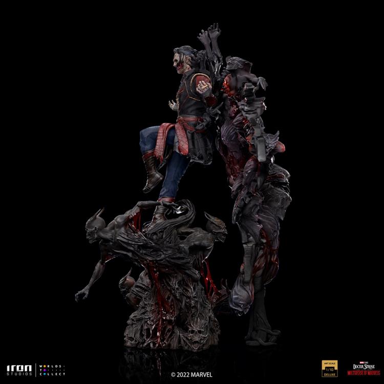 Doctor Strange In the Multiverse of Madness Dead Defender Strange Deluxe 1/10 Art Scale Limited Edition Statue Gallery Image 5