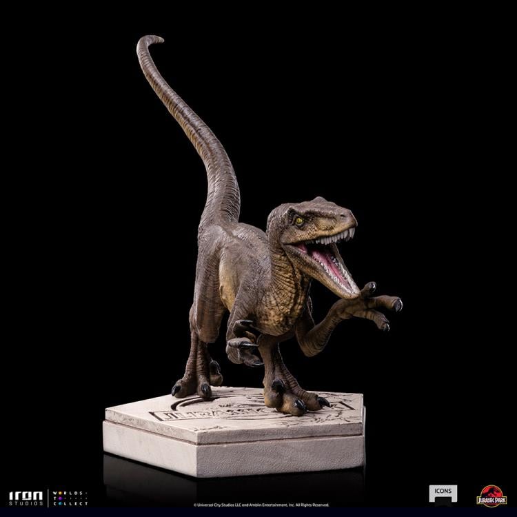 Jurassic Park Icons Velociraptor (A) Statue Gallery Image 8