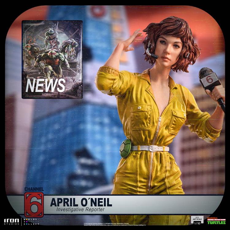 Teenage Mutant Ninja Turtles April O'Neil 1/10 Art Scale Limited Edition Statue Gallery Image 15