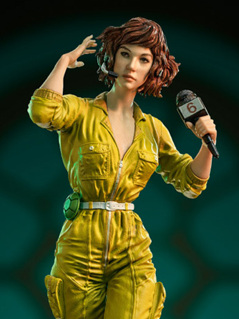 Teenage Mutant Ninja Turtles April O'Neil 1/10 Art Scale Limited Edition Statue Gallery Image 2
