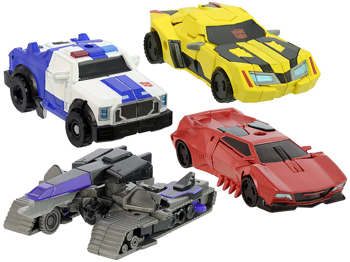 Transformers Adventure TAV-34 EZ Collection Team Bumblebee & Megatron Gallery Image 1