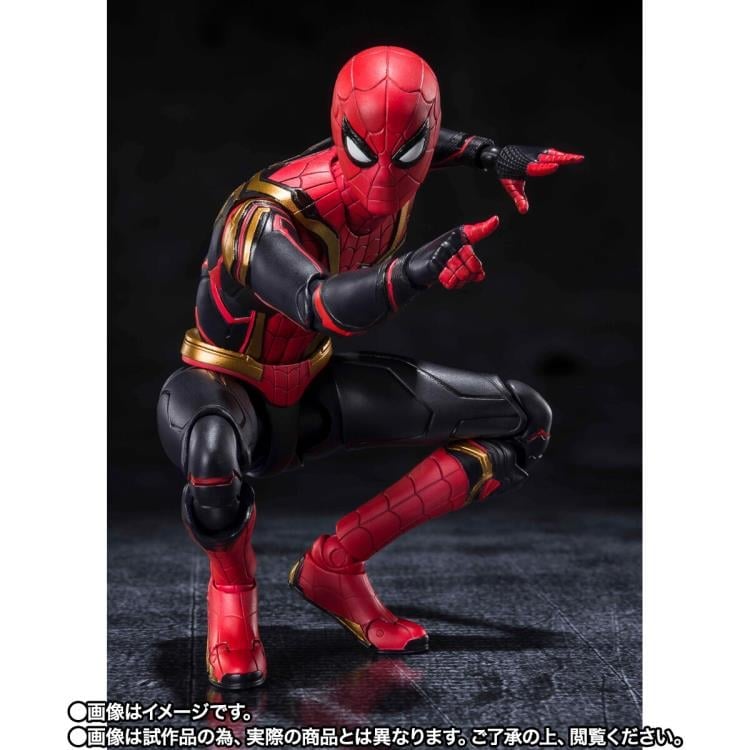 Spider-Man: No Way Home S.H.Figuarts Spider-Man (Integrated Suit Final Battle) Action Figure Gallery Image 5