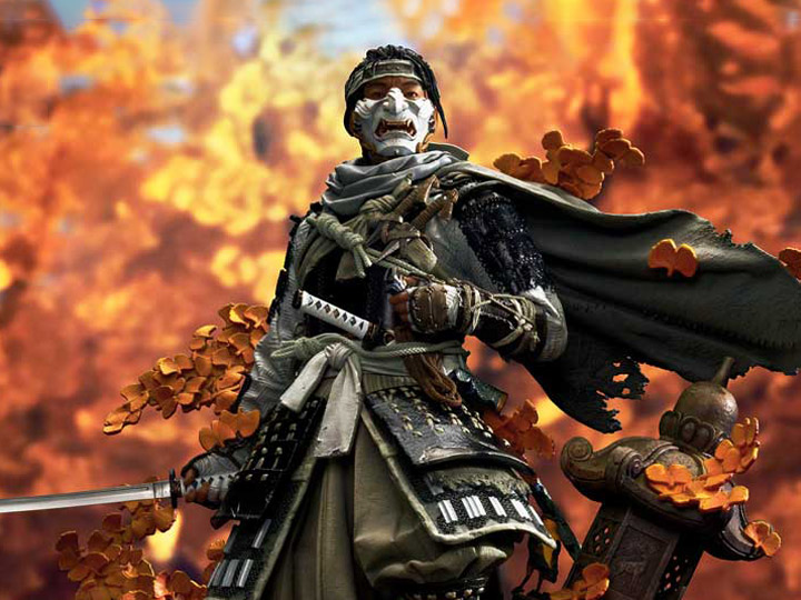 Ghost of Tsushima Ultimate Premium Masterline Jin Sakai (Righteous Punishment Ghost Armor) 1/4 Scale Limited Edition Statue Gallery Image 1