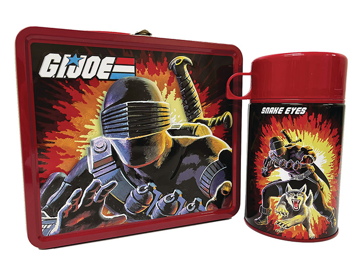 G.I. Joe Storm Shadow & Snake Eyes Lunch Box and Thermos PX Previews Exclusive Gallery Image 1