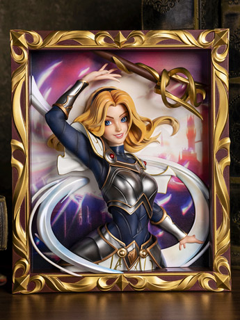 League of Legends The Lady of Luminosity Lux 3D Art Frame