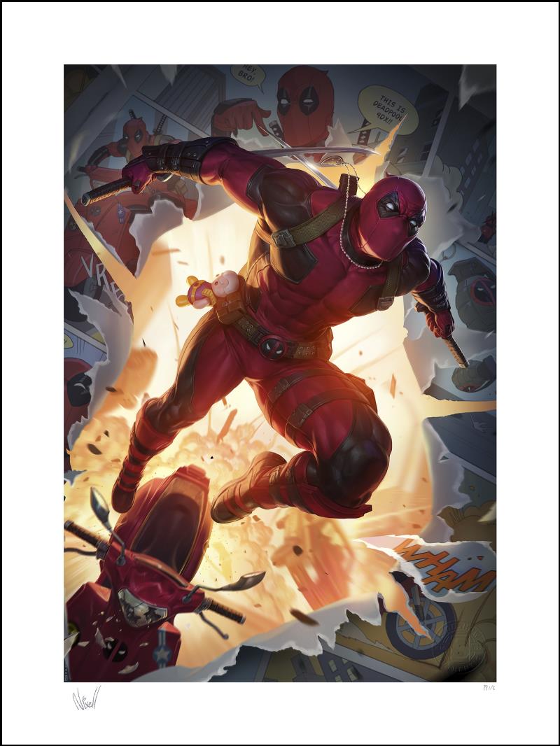 Marvel Comics Deadpool Limited Edition Art Print Gallery Image 2
