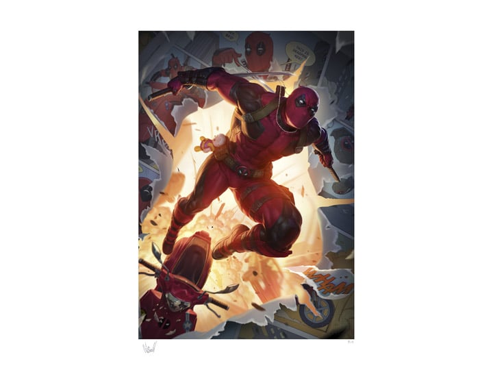 Marvel Comics Deadpool Limited Edition Art Print Gallery Image 1