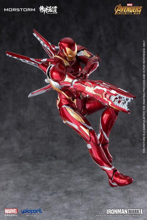Marvel Iron Man MK50 (Deluxe Ver.) 1/9 Scale Model Kit Gallery Image 5