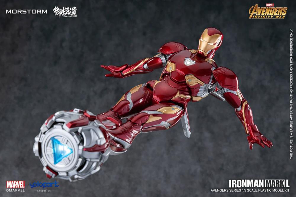 Marvel Iron Man MK50 (Deluxe Ver.) 1/9 Scale Model Kit Gallery Image 10