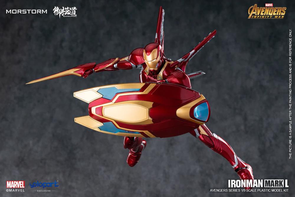 Marvel Iron Man MK50 (Deluxe Ver.) 1/9 Scale Model Kit Gallery Image 11