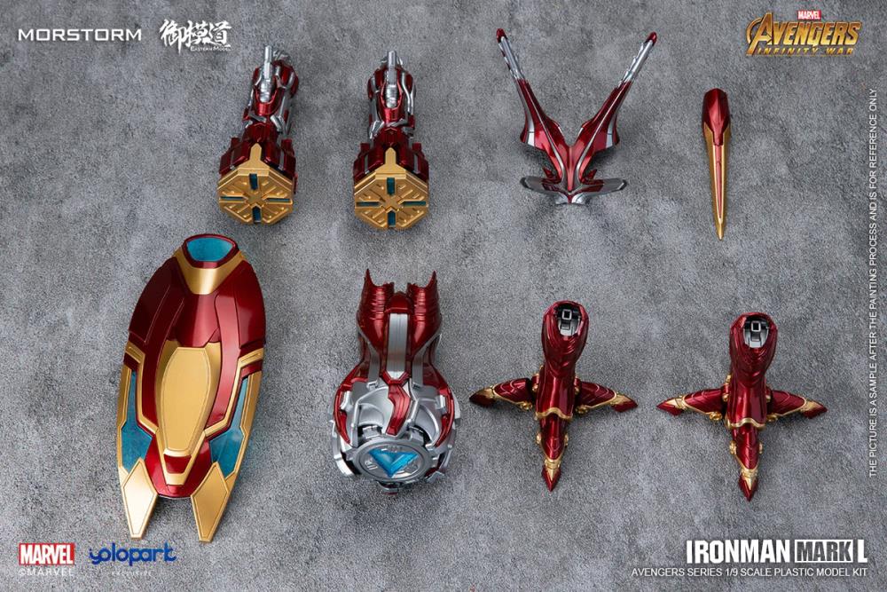 Marvel Iron Man MK50 (Deluxe Ver.) 1/9 Scale Model Kit Gallery Image 12