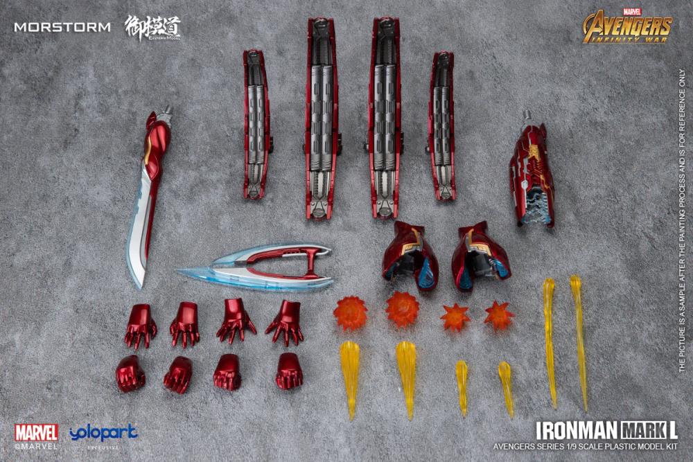 Marvel Iron Man MK50 (Deluxe Ver.) 1/9 Scale Model Kit Gallery Image 13