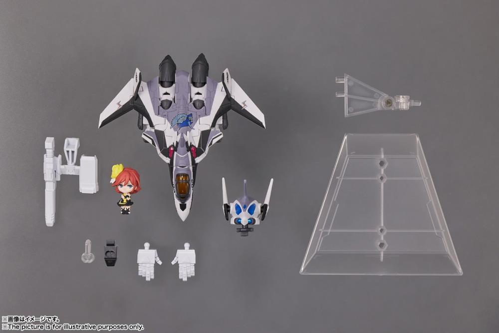 Macross Delta Tiny Session VF-31F Siegfried & Kaname Figure Set Gallery Image 13
