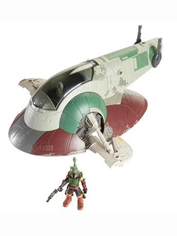 Star Wars Mission Fleet Deluxe Starship Skirmish Boba Fett and Firespray Set Gallery Image 2
