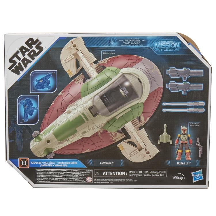 Star Wars Mission Fleet Deluxe Starship Skirmish Boba Fett and Firespray Set Gallery Image 11