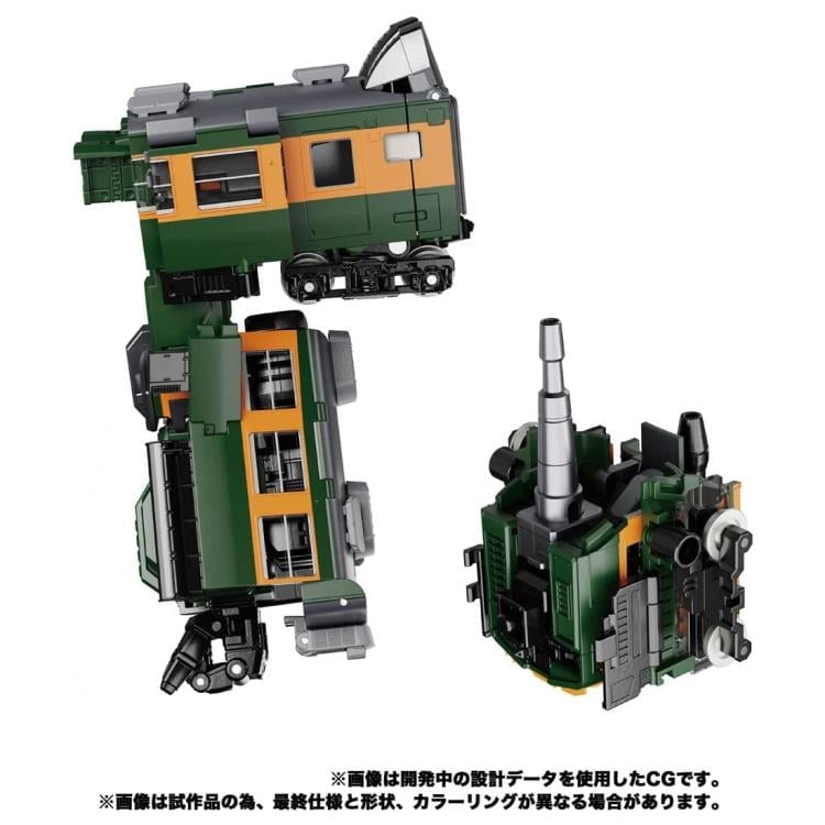 Transformers Masterpiece G MPG-04 Trainbot Suiken (Raiden Combiner) Gallery Image 7