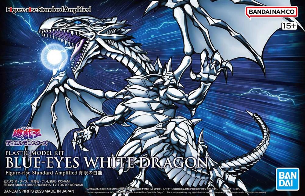 Yu-Gi-Oh Duel Monsters Figure-rise Standard Amplified Blue-Eyes White Dragon Model Kit Gallery Image 11