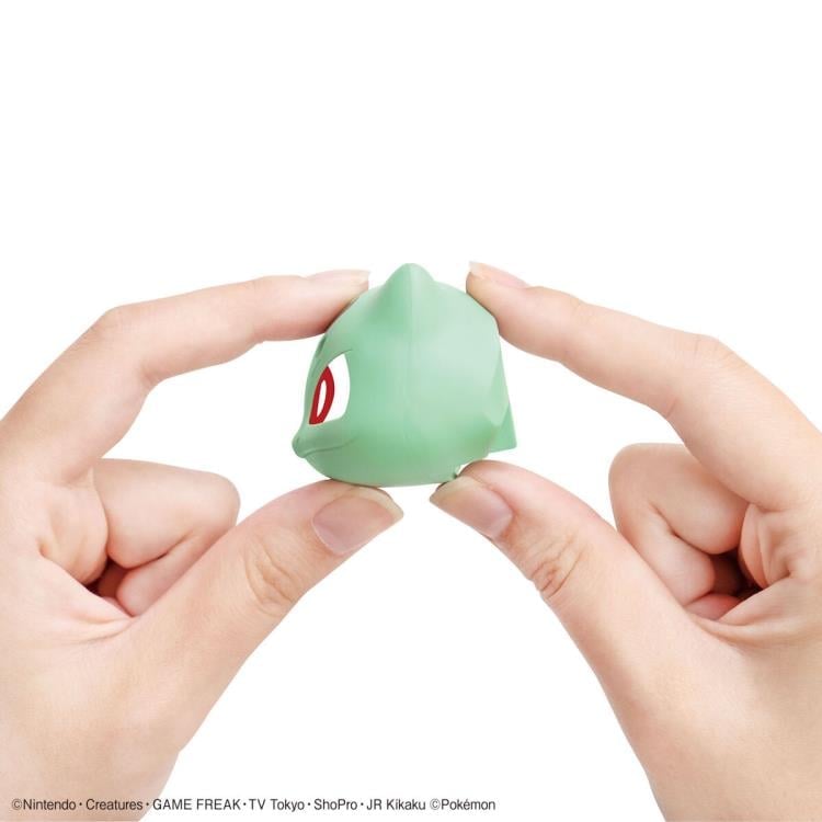 Bandai Pokemon Quick!! – Bulbasaur – Maquette à Construire 82 Mm – Dès 3 Ans – Plastique Coloré – Facile