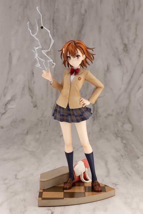 A Certain Scientific Railgun T Mikoto Misaka (15th Anniversary Kotobukiya Luxury Ver.) 1/7 Scale Figure Gallery Image 3
