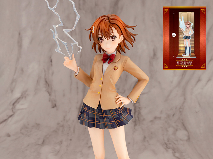 A Certain Scientific Railgun T Mikoto Misaka (15th Anniversary Kotobukiya Luxury Ver.) 1/7 Scale Figure Gallery Image 1