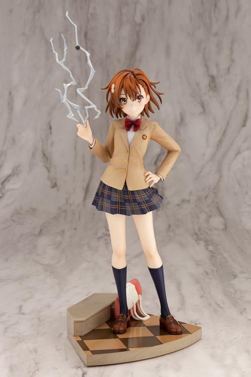 A Certain Scientific Railgun T Mikoto Misaka (15th Anniversary Kotobukiya Luxury Ver.) 1/7 Scale Figure Gallery Image 10