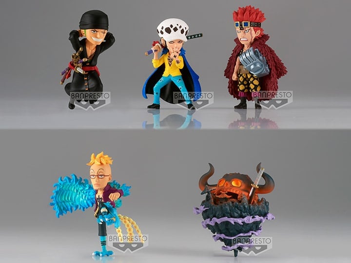 One Piece World Collectable Figure Wano Country Onigashima 4 Set of 5 Figures Gallery Image 1