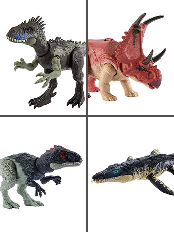 Jurassic World Wild Roar Set of 4 Figures Gallery Image 2