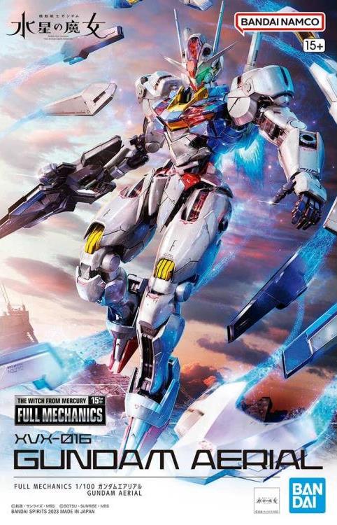 Mobile Suit Gundam: The Witch from Mercury Full Mechanics Gundam Aerial 1/100 Scale Model Kit Gallery Image 13