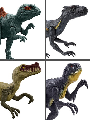 Jurassic World: Dominion Basic Set of 4 Figures Gallery Image 2
