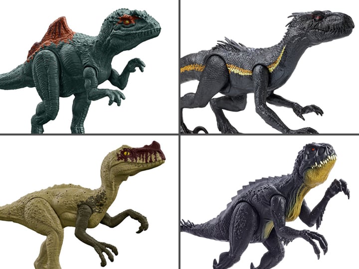 Jurassic World: Dominion Basic Set of 4 Figures Gallery Image 1
