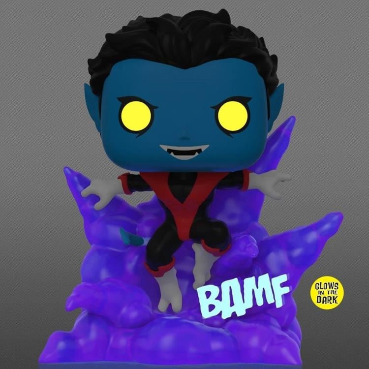 Pop! Deluxe: Marvel - Nightcrawler Teleporting Glow-in-the-Dark Limited Edition PX Previews Exclusive Gallery Image 4