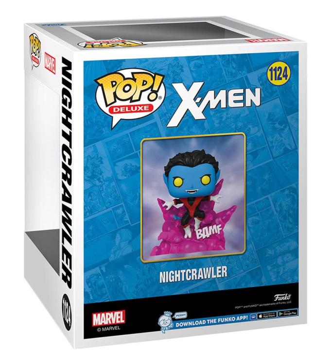 Pop! Deluxe: Marvel - Nightcrawler Teleporting Glow-in-the-Dark Limited Edition PX Previews Exclusive Gallery Image 6