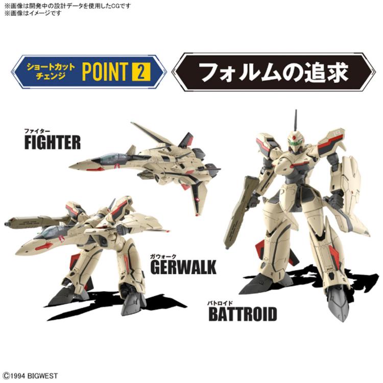 Macross Plus HG YF-19 Isamu Daison Machine 1/100 Scale Model Kit Gallery Image 12
