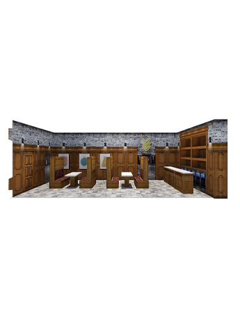 Restaurant 1/18 Scale Pop-Up Diorama Gallery Image 2