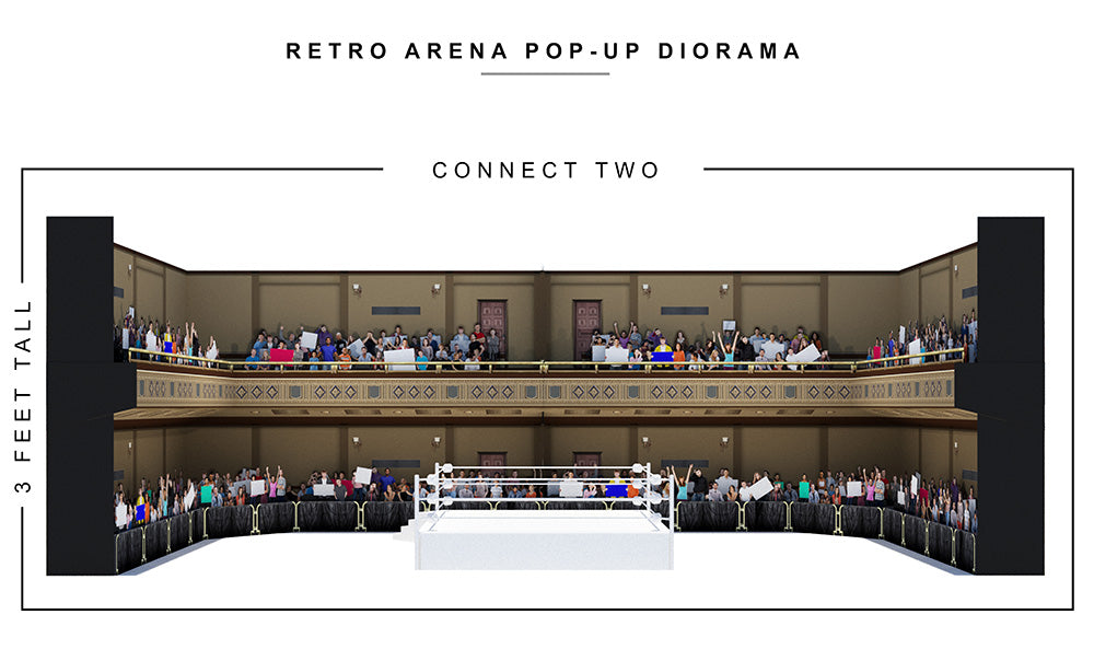 Retro Arena 1/12 Scale Pop-Up Diorama Gallery Image 5