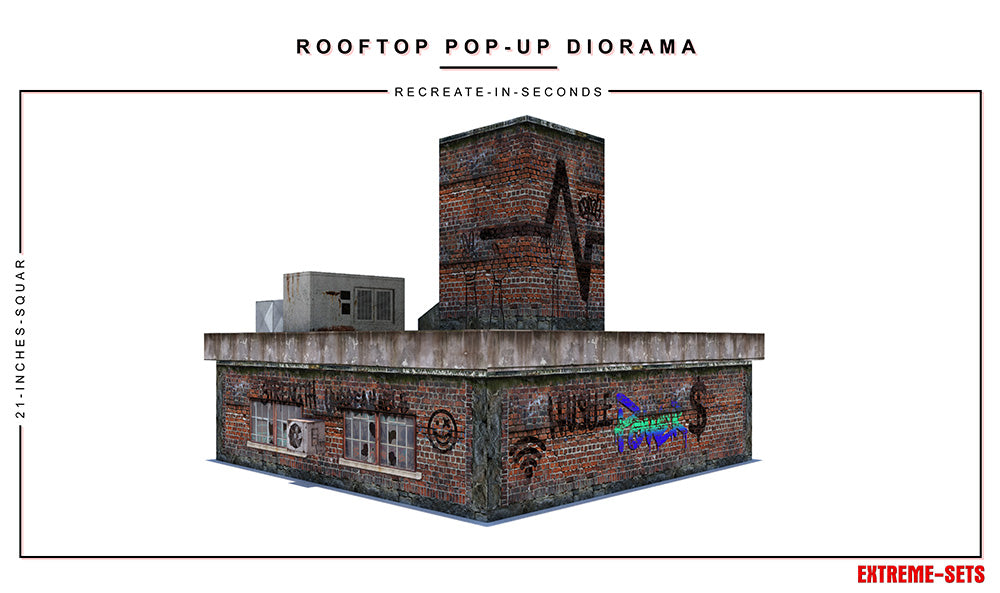 Rooftop 1/12 Scale Pop-Up Diorama Gallery Image 4
