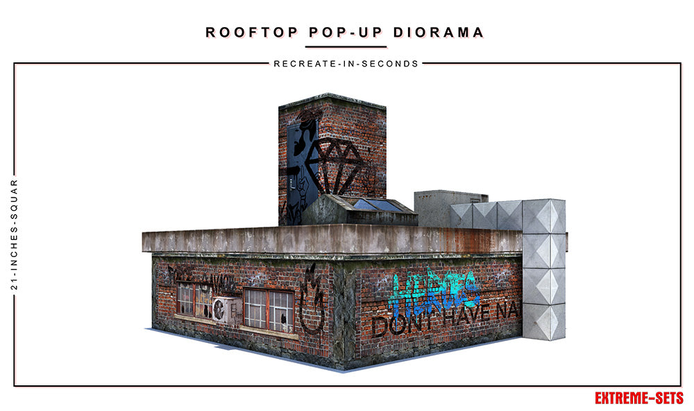 Rooftop 1/12 Scale Pop-Up Diorama Gallery Image 3