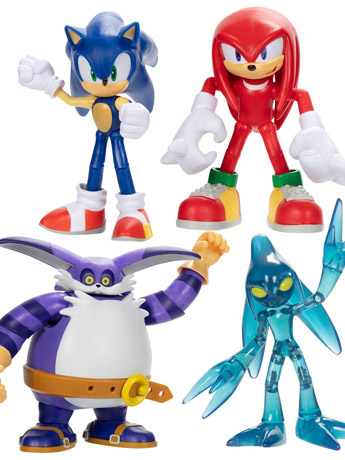 Sonic The Hedgehog 4" Wave 11 Set of 4 Figures Gallery Image 2