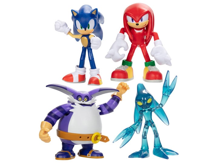 Sonic The Hedgehog 4" Wave 11 Set of 4 Figures Gallery Image 1