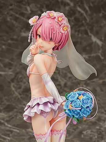 Re:Zero Starting Life in Another World Ram (Wedding Ver.) 1/7 Scale Figure (Reissue) Gallery Image 2