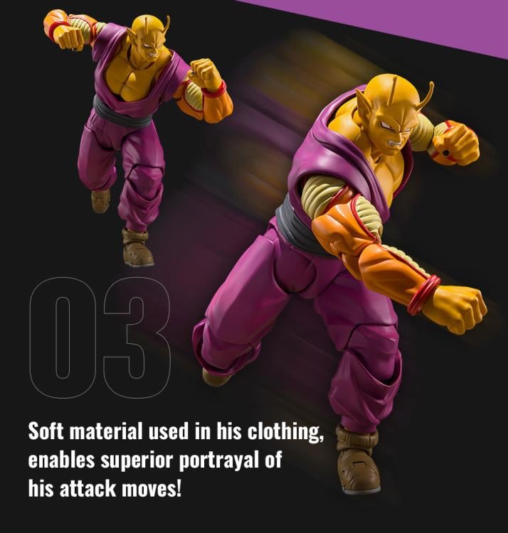 Dragon Ball Super: Super Hero S.H.Figuarts Orange Piccolo Exclusive Action Figure Gallery Image 16