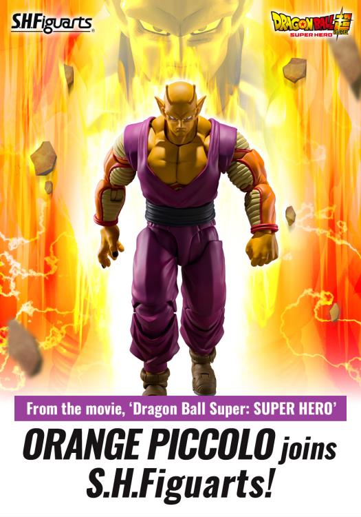 Dragon Ball Super: Super Hero S.H.Figuarts Orange Piccolo Exclusive Action Figure Gallery Image 13