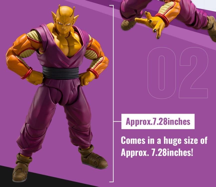 Dragon Ball Super: Super Hero S.H.Figuarts Orange Piccolo Exclusive Action Figure Gallery Image 15